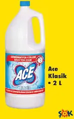ACE KLASİK ÇAMAŞIR SUYU 2 L ACE KLASİK ÇAMAŞIR SUYU 2 L